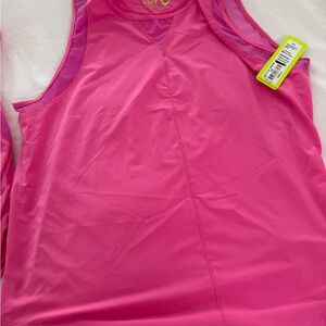 Lucky in Love Pink Tank Top